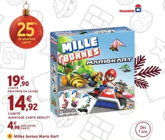 Intermarché Milles bornes Mario Kart offre