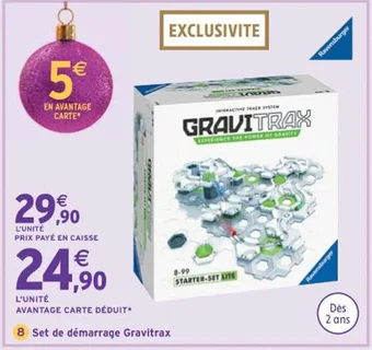 Intermarché Set de démarrage Gravitrax offre