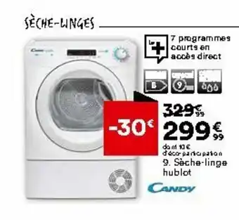 BUT Sèche-linge hublot offre