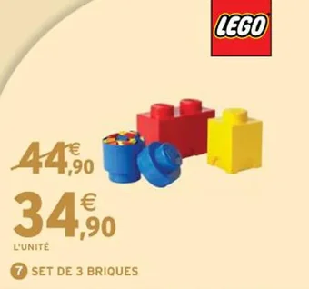 Intermarché SET DE 3 BRIQUES offre