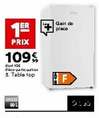 BUT Table top offre