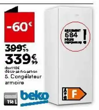 BUT Congélateur armoire offre