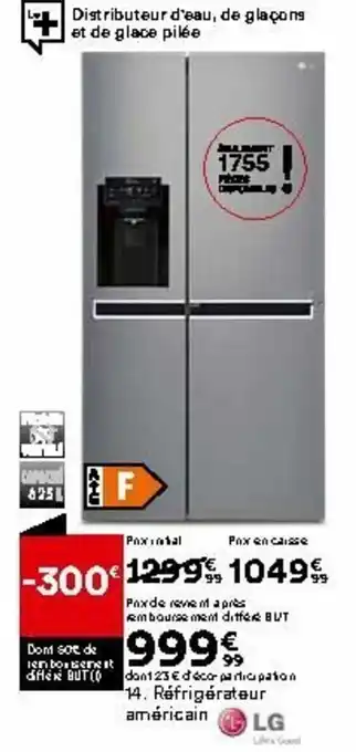 BUT Réfrigérateur américain offre