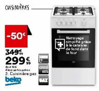 BUT Cuisinière gaz offre