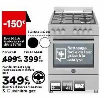 BUT Cuisinière gaz offre