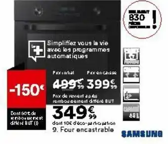 BUT Four encastrable offre