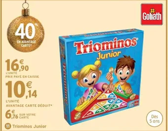 Intermarché Triominos Junior offre