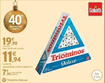 Intermarché Triomino Deluxe offre