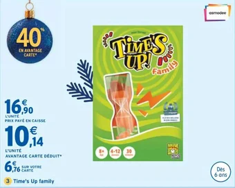 Intermarché Time's Up family offre