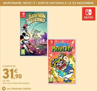 Intermarché Jeu Nintendo Switch offre