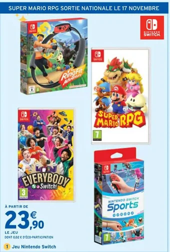 Intermarché Jeu Nintendo Switch offre