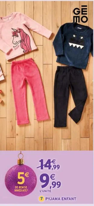 Intermarché PYJAMA ENFANT offre