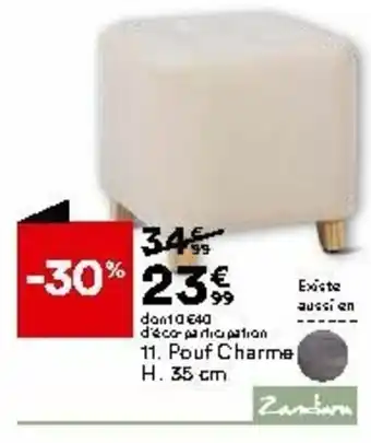 BUT Pouf charme offre