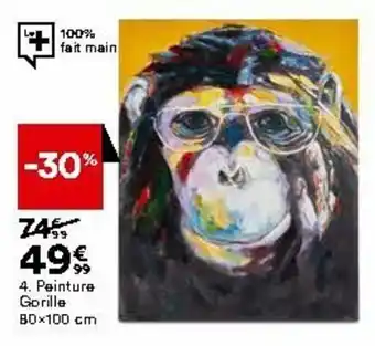 Peinture gorille