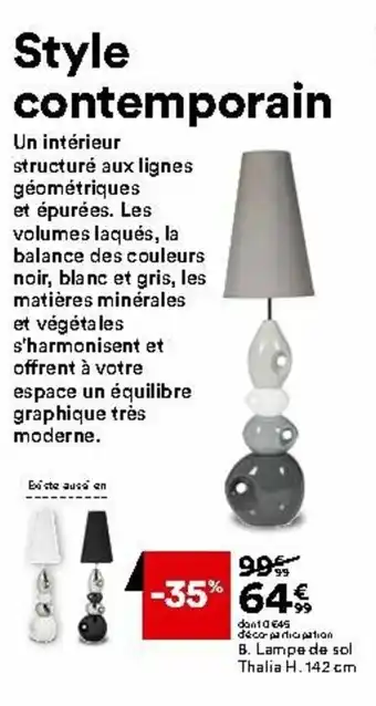 BUT Lampe de sol thalia offre