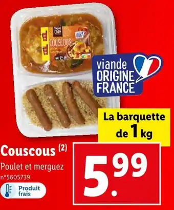 Toque du chef couscous