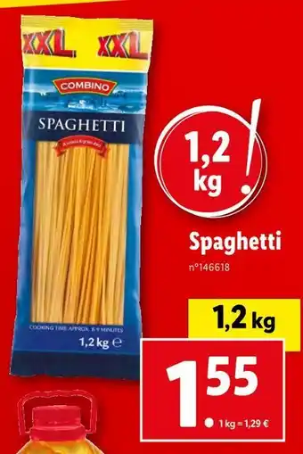 Lidl Combino spaghetti offre
