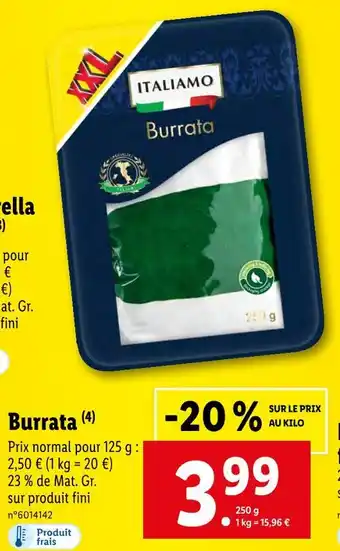 Italiamo burrata