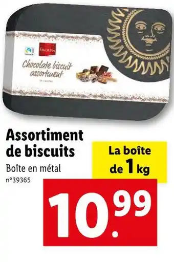 Lidl Favorina assortiment de biscuits offre