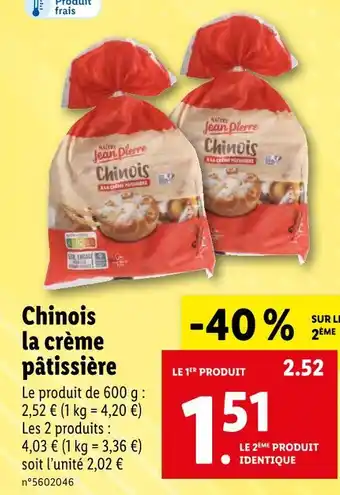 MaĂźtre jean pierre chinois la crĂšme pĂątissiĂšre