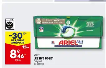 ALDI Ariel lessive dose offre