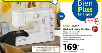 Lidl Easymaxx machine à coudre électrique offre
