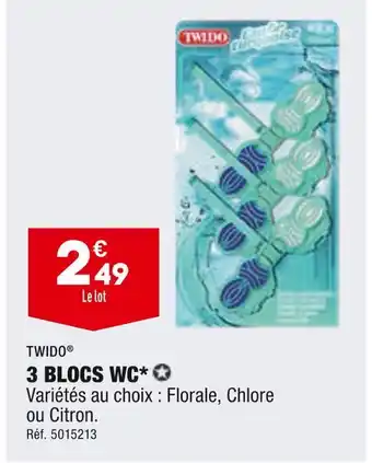 ALDI Twido 3 blocs wc offre