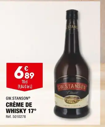 ALDI Gw.stanson crème de whisky 17° offre