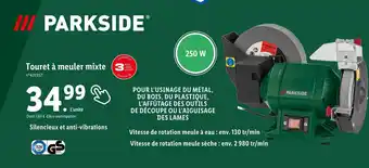 Lidl Parkside touret à meuler mixte offre