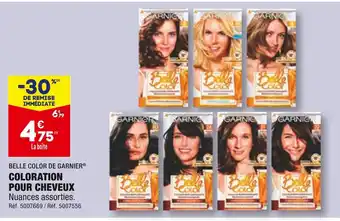 ALDI Belle color de garnier coloration pour cheveux offre