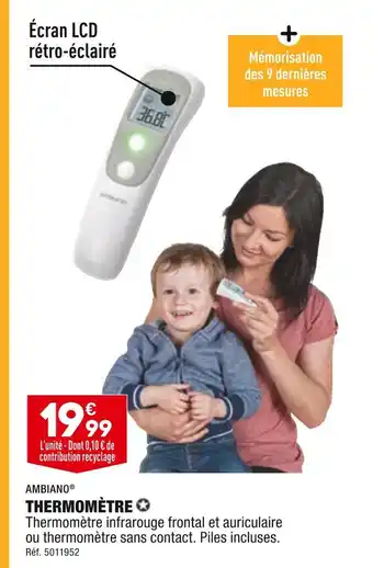 ALDI Ambiano thermomètre offre
