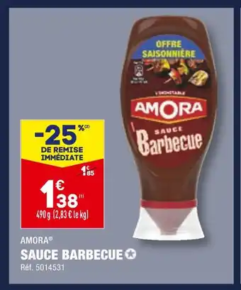 ALDI Amora sauce barbecue offre
