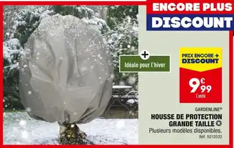 ALDI Gardenline housse de protection grande taille offre
