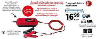 Lidl Ultimate speed chargeur de batterie pour voiture offre