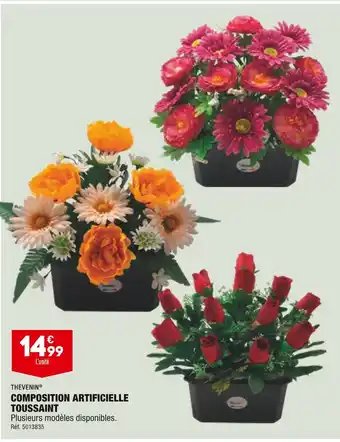 ALDI Thevenin composition artificielle toussaint offre