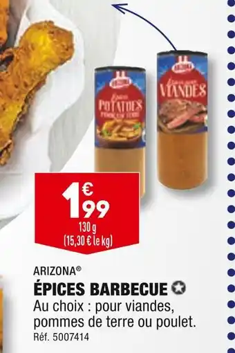 ALDI Arizona épices barbecue offre