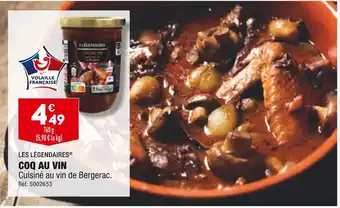 Les légendaires coq au vin