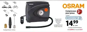 Lidl Osram compresseur pour pneus offre
