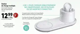 Lidl Tronic station de charge multiple offre