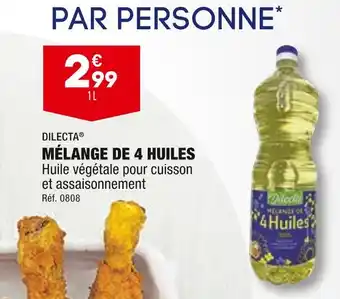 ALDI Dilecta mélange de 4 huiles offre