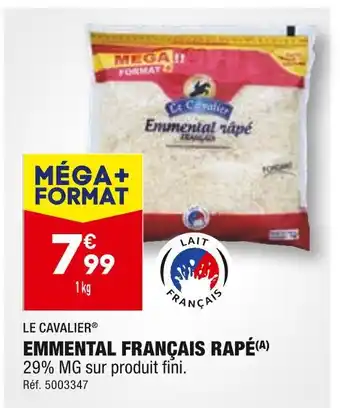 ALDI Le cavalier emmental français rapé offre