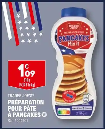 ALDI Trader joe’s préparation pour pâte à pancakes offre