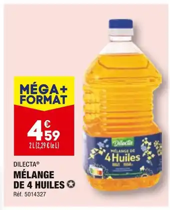 ALDI Dilecta mélange de 4 huiles offre