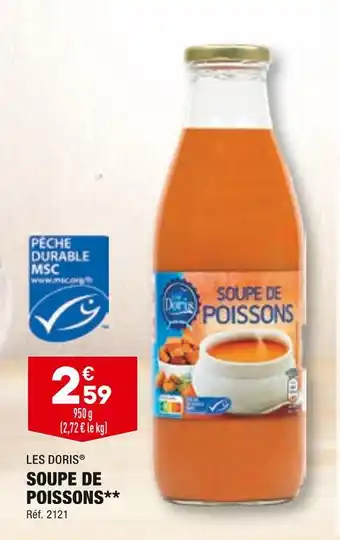 Les doris soupe de poissons