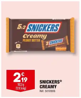 ALDI Snickers snickers creamy offre