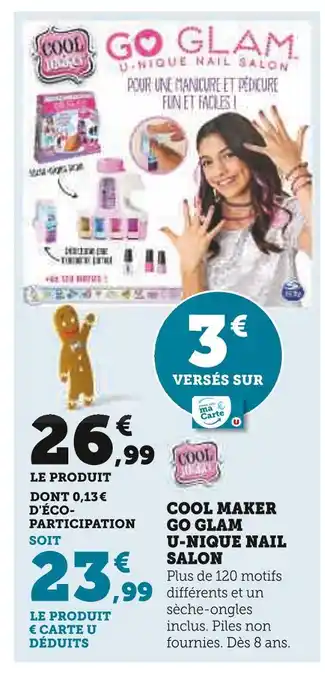 Cool maker go glam u-nique nail salon