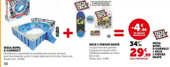 Hyper U Tech deck mega bowl x-connect + pack 1 finger skate offre