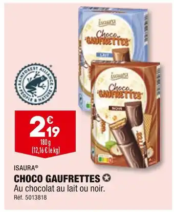 ALDI Isaura choco gaufrettes offre