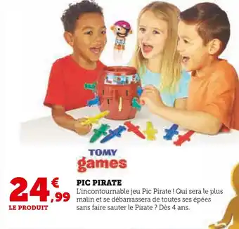 Hyper U Tomy games pic pirate offre