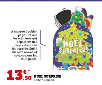 Ăditions auzou noel surprise